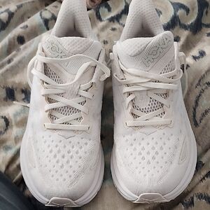 Hoka Women's Cream Sneakers